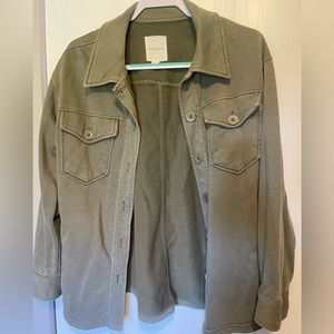 Green army jacket